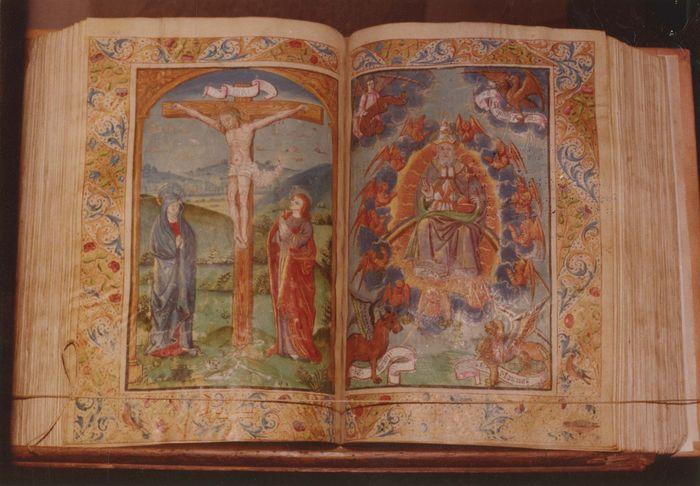 livre : missel du cardinal Charles de Bourbon, archevêque de Lyon, détail - © Ministère de la Culture (France), Médiathèque du patrimoine et de la photographie (objets mobiliers), tous droits réservés