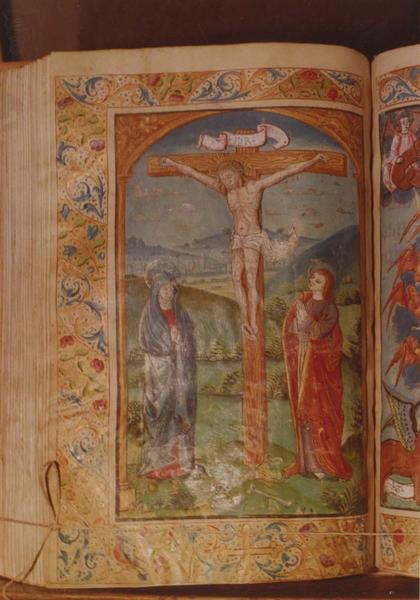 livre : missel du cardinal Charles de Bourbon, archevêque de Lyon, détail - © Ministère de la Culture (France), Médiathèque du patrimoine et de la photographie (objets mobiliers), tous droits réservés