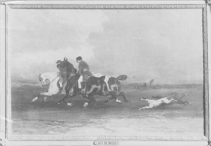 tableau : scènes de chasse, vue générale - © Ministère de la Culture (France), Médiathèque du patrimoine et de la photographie (objets mobiliers), tous droits réservés
