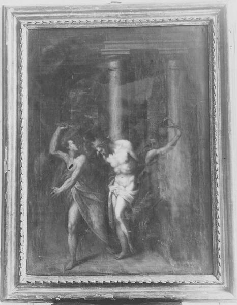 tableau : la Flagellation du Christ, vue générale - © Ministère de la Culture (France), Médiathèque du patrimoine et de la photographie (objets mobiliers), tous droits réservés