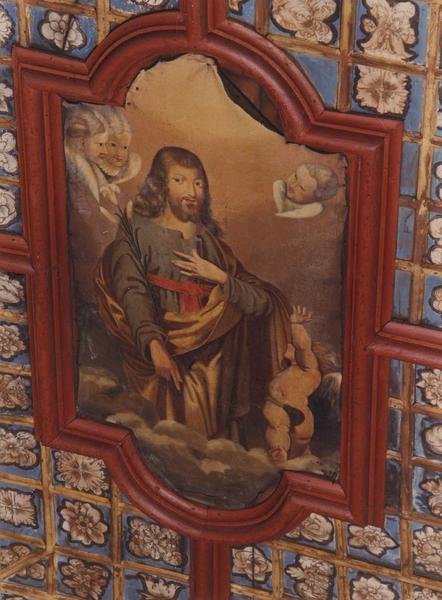 plafond de la chapelle, détail - © Ministère de la Culture (France), Médiathèque du patrimoine et de la photographie (objets mobiliers), tous droits réservés
