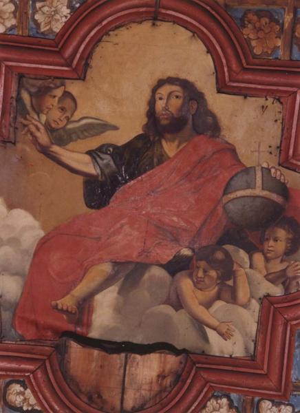 plafond de la chapelle, détail - © Ministère de la Culture (France), Médiathèque du patrimoine et de la photographie (objets mobiliers), tous droits réservés