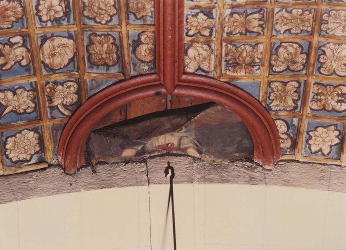 plafond de la chapelle, détail