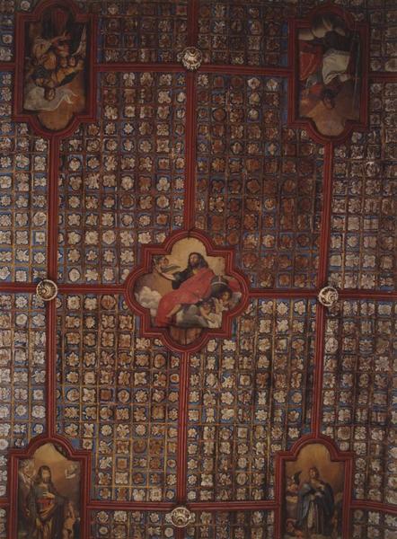 plafond de la chapelle, vue générale - © Ministère de la Culture (France), Médiathèque du patrimoine et de la photographie (objets mobiliers), tous droits réservés