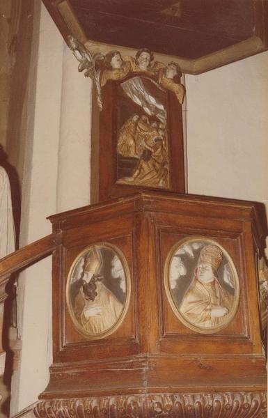 chaire à prêcher, vue partielle