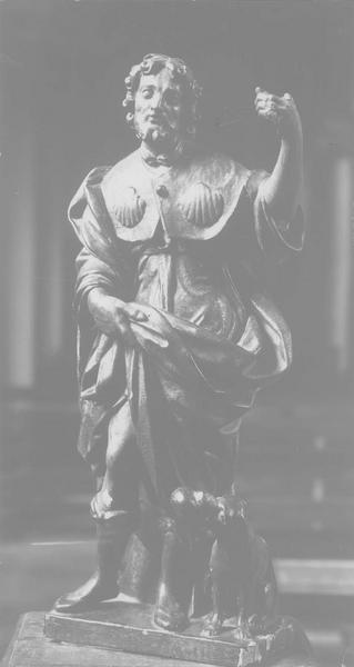 statuette : Saint Roch, vue générale