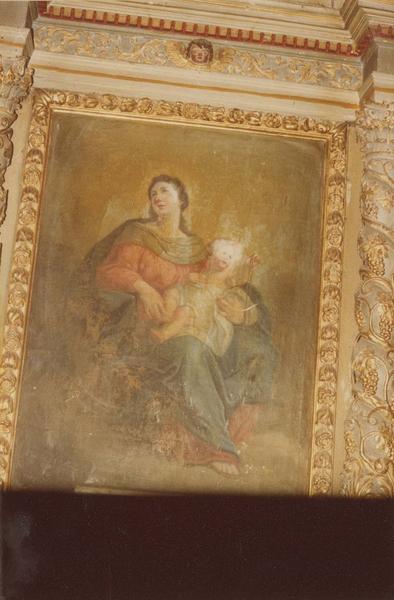 tableau : Vierge à l'enfant, vue générale