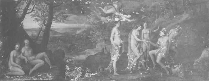 tableau : Jugement de Pâris, vue générale