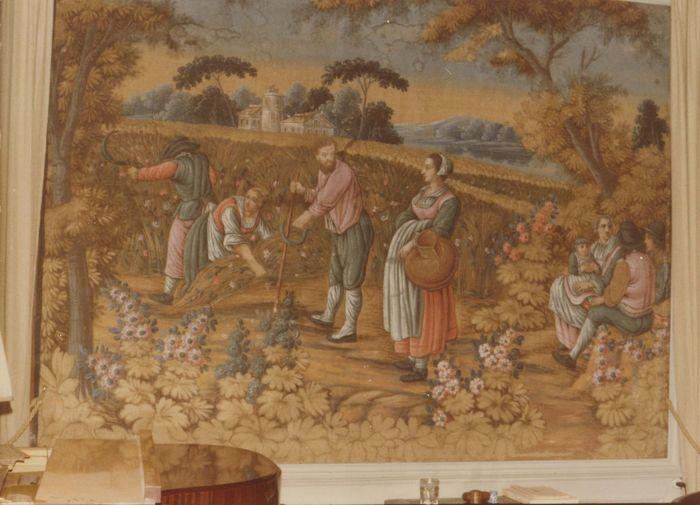 tableau : la moisson, vue générale