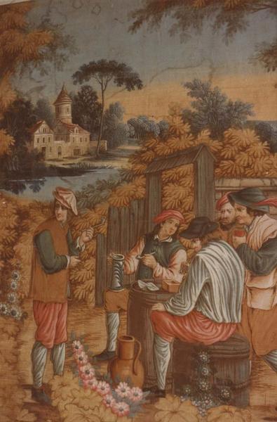tableau : les buveurs, vue générale