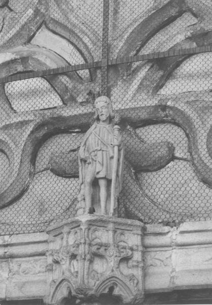 statue : saint Roch, vue générale