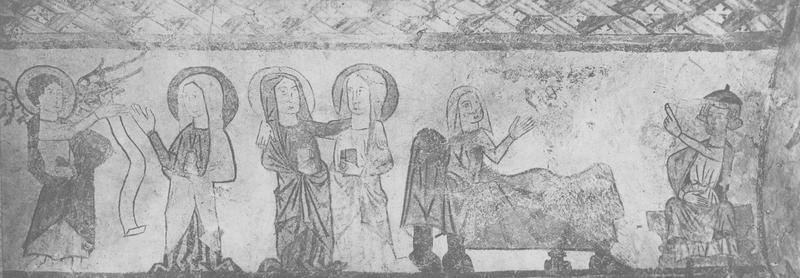 peintures monumentales : scènes de l'Ancien et du Nouveau Testaments, détail
