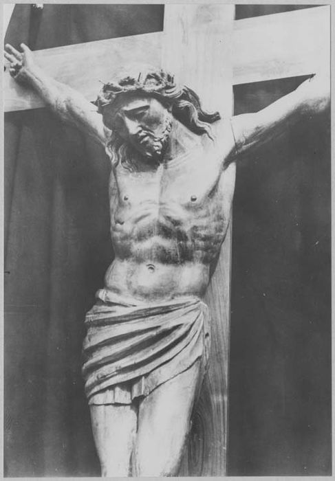 croix : Christ en croix, vue partielle - © Ministère de la Culture (France), Médiathèque du patrimoine et de la photographie, diffusion RMN-GP