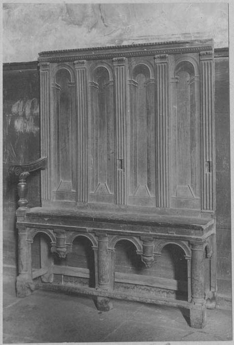 banc de célébrant (banc d'officiant) - © Ministère de la Culture (France), Médiathèque du patrimoine et de la photographie, diffusion RMN-GP