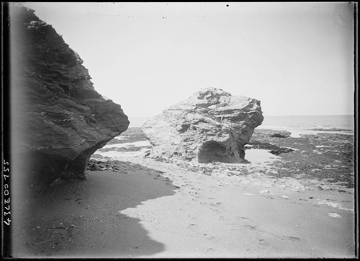 Sable et rocher