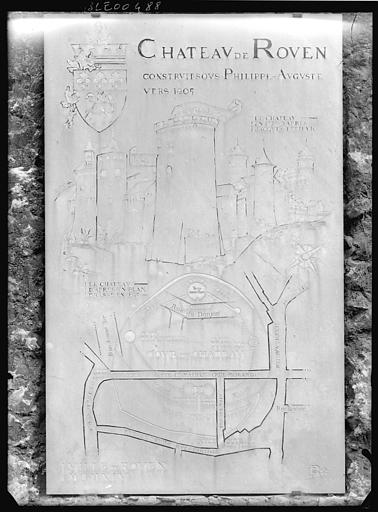 Plaque murale du château