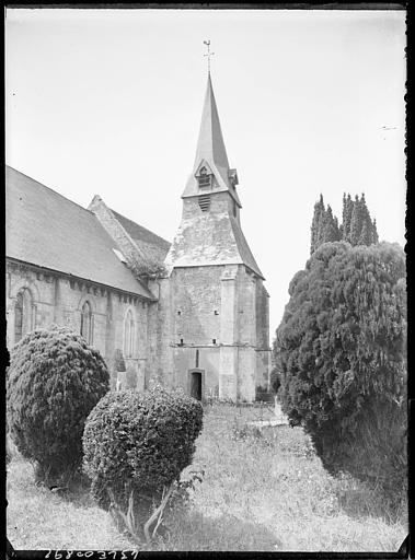 Vue avec le cimetière