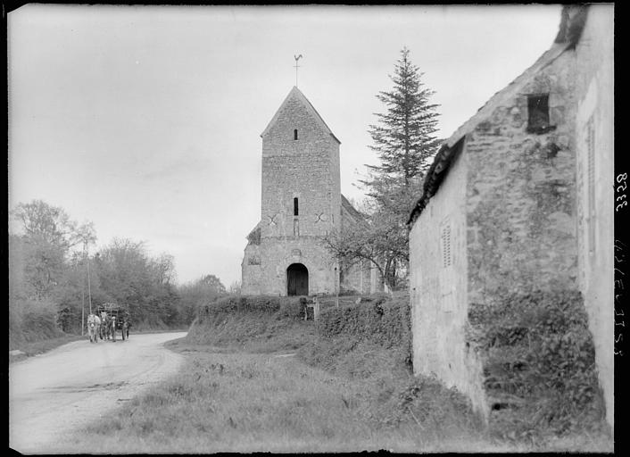 Carriole sur la route