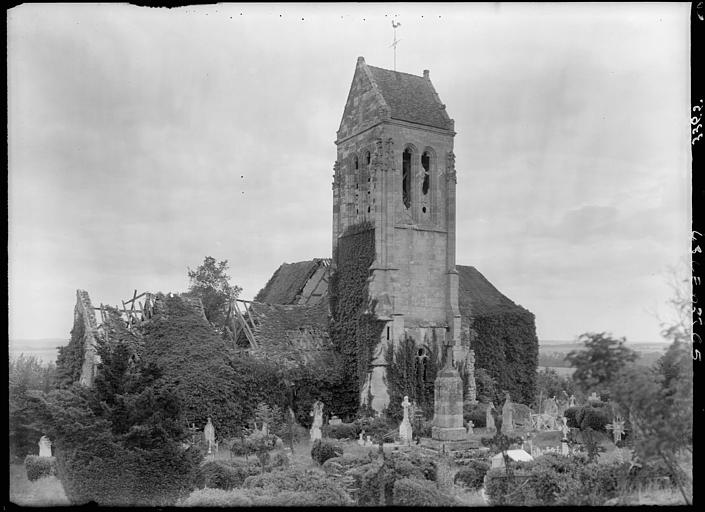 Cimetière et ruine