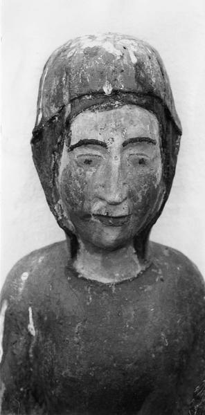 groupe sculpté : Vierge en majesté, détail - © Ministère de la Culture (France), Médiathèque du patrimoine et de la photographie (objets mobiliers), tous droits réservés