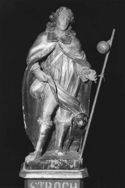 groupe sculpté : saint Roch - © Ministère de la Culture (France), Médiathèque du patrimoine et de la photographie (objets mobiliers), tous droits réservés
