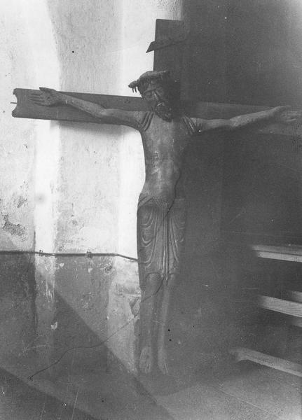 statue-reliquaire : Christ en croix