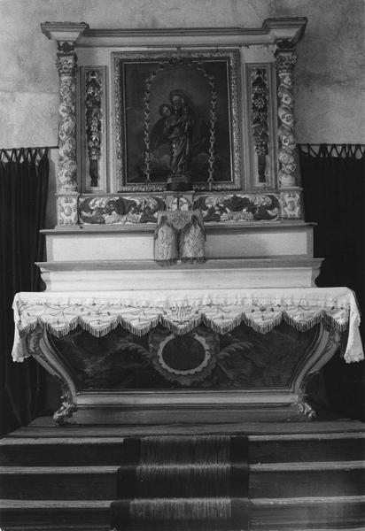 Ensemble du maître-autel dit de la Vierge (autel, retable)