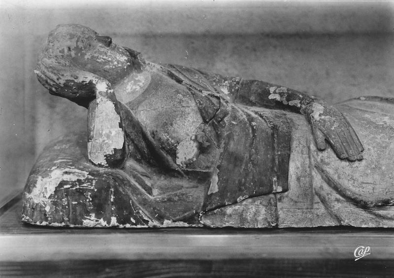 statue : Vierge sur son lit d'accouchée, détail - © Ministère de la Culture (France), Médiathèque du patrimoine et de la photographie (objets mobiliers), tous droits réservés