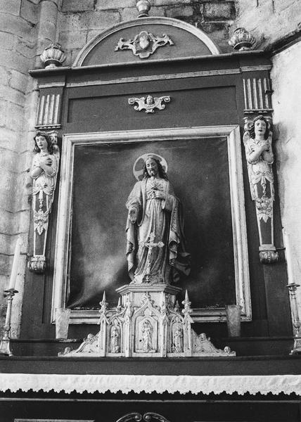retable de la chapelle du Sacré-Coeur, vue de face - © Ministère de la Culture (France), Médiathèque du patrimoine et de la photographie (objets mobiliers), tous droits réservés