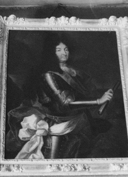 portait de Louis XIV dans le grand salon d'après Rigaud