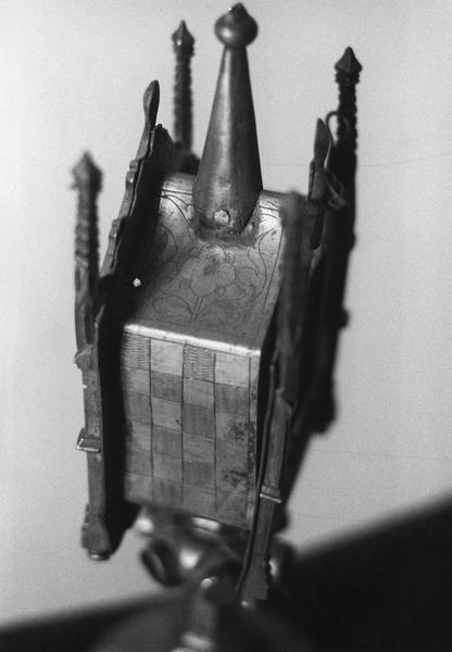 reliquaire-monstrance, vue du dessus
