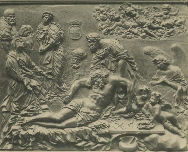 bas-relief : la Mise au tombeau