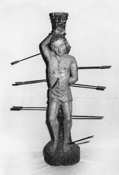 statuette : saint Sébastien