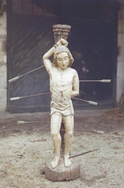 statuette : saint Sébastien