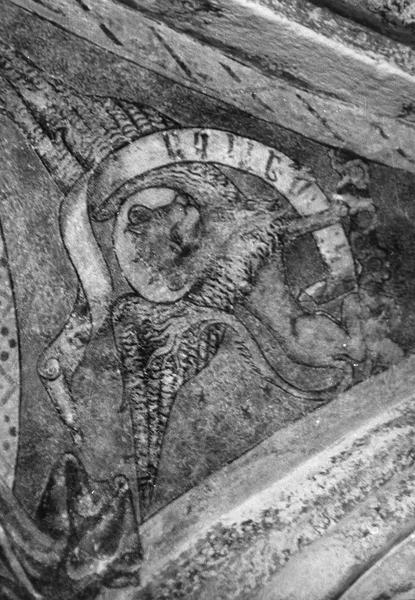 peinture murale : lion de saint Marc