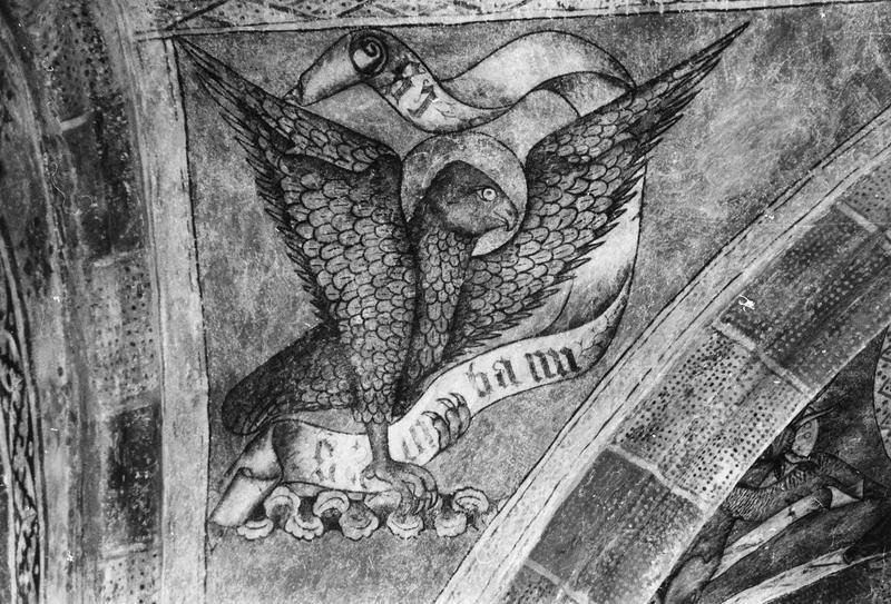 peinture murale : sigle de saint Jean