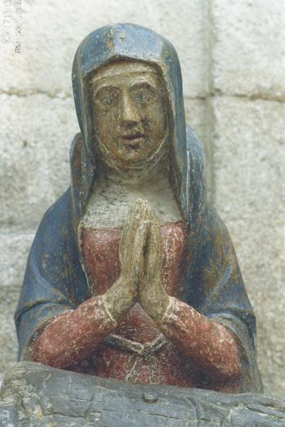 statue : Vierge de Pitié, détail