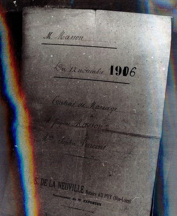 contrat de mariage de Jacques Masson et Sophie Vincent - © Ministère de la Culture (France), Médiathèque du patrimoine et de la photographie, diffusion RMN-GP
