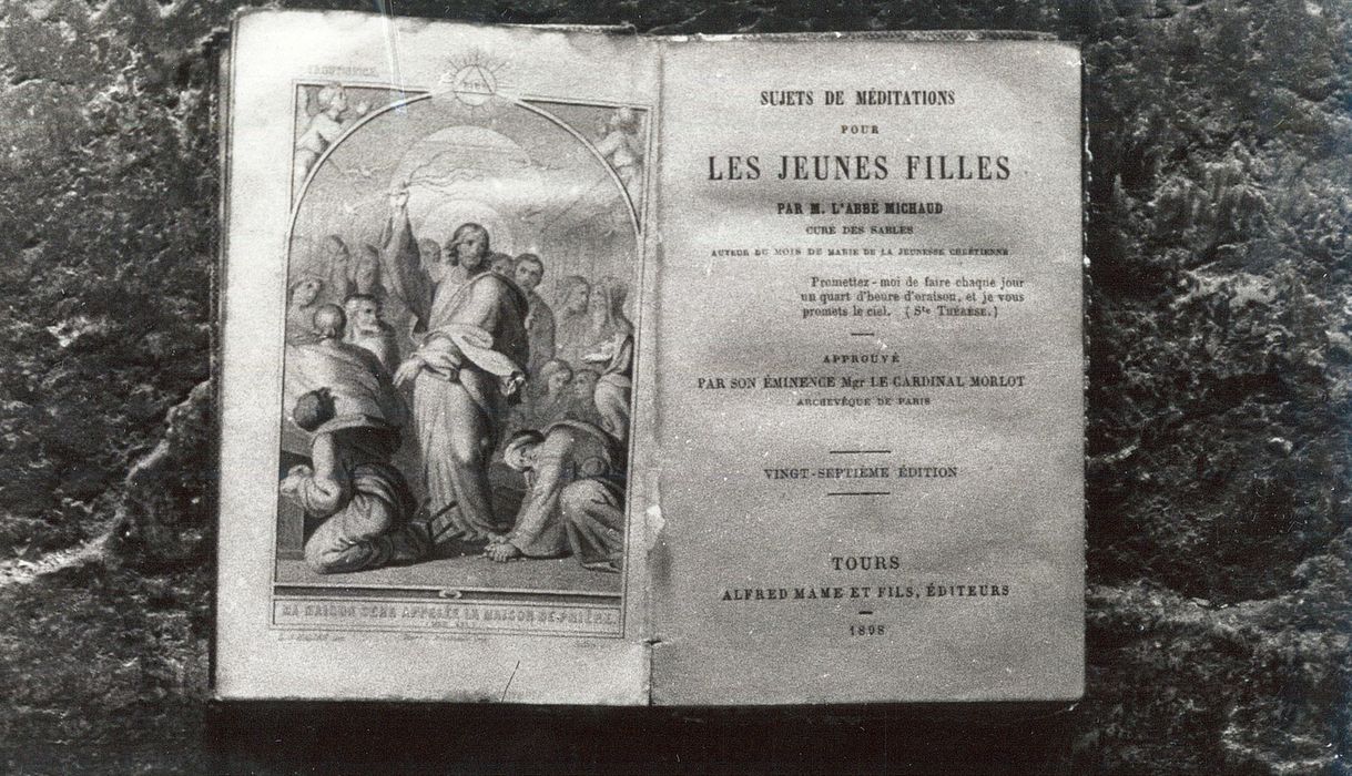 livre : Sujets de méditations pour les jeunes filles - © Ministère de la Culture (France), Médiathèque du patrimoine et de la photographie, diffusion RMN-GP