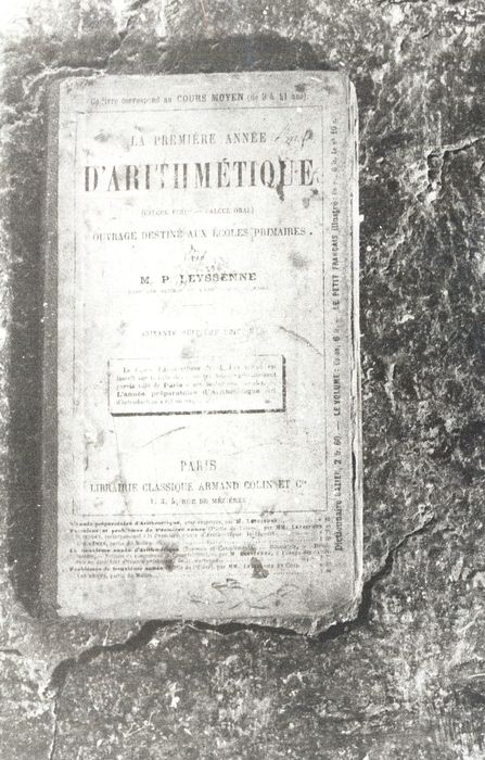 livre : Première année d'arithmétique - © Ministère de la Culture (France), Médiathèque du patrimoine et de la photographie, diffusion RMN-GP