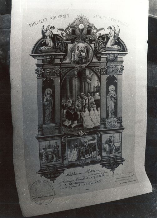 image de commémoration : Communion solennelle de Marie Masson - © Ministère de la Culture (France), Médiathèque du patrimoine et de la photographie, diffusion RMN-GP