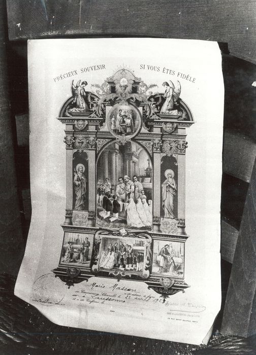 image de commémoration : Communion solennelle et Confirmation d'Alphonse Masson - © Ministère de la Culture (France), Médiathèque du patrimoine et de la photographie, diffusion RMN-GP