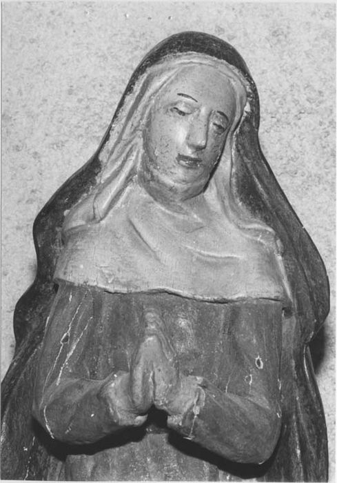 groupe sculpté : Vierge de Pitié, vue partielle - © Ministère de la Culture (France), Médiathèque du patrimoine et de la photographie, Tous droits réservés