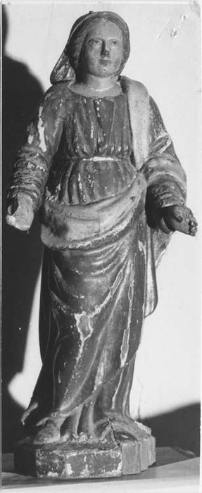 statue (statuette) : Sainte non identifiée