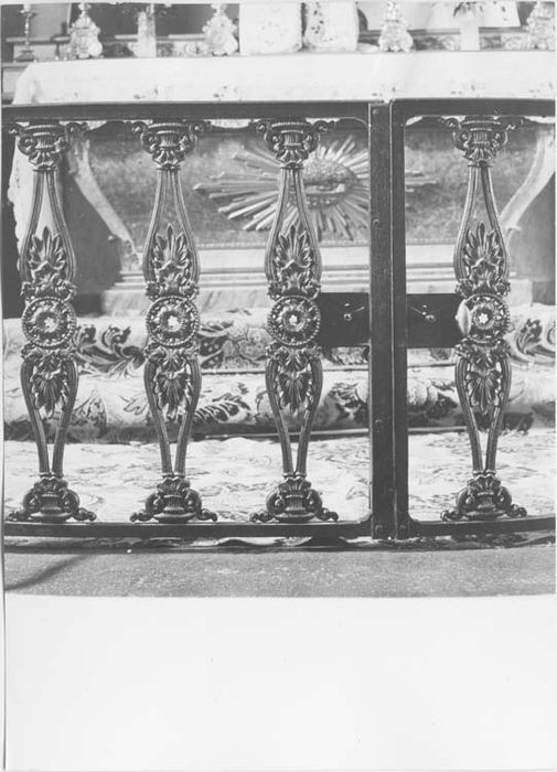 clôture (rampe de communion), détail - © Ministère de la Culture (France), Médiathèque du patrimoine et de la photographie, Tous droits réservés