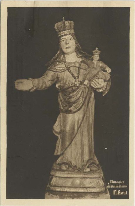 statue : Vierge à l'Enfant dite Notre-Dame du Rosaire - © Ministère de la Culture (France), Médiathèque du patrimoine et de la photographie, Tous droits réservés