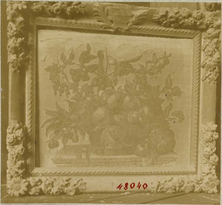 tableau de broderie, cadre : natures mortes - © Ministère de la Culture (France), Médiathèque du patrimoine et de la photographie, diffusion RMN-GP