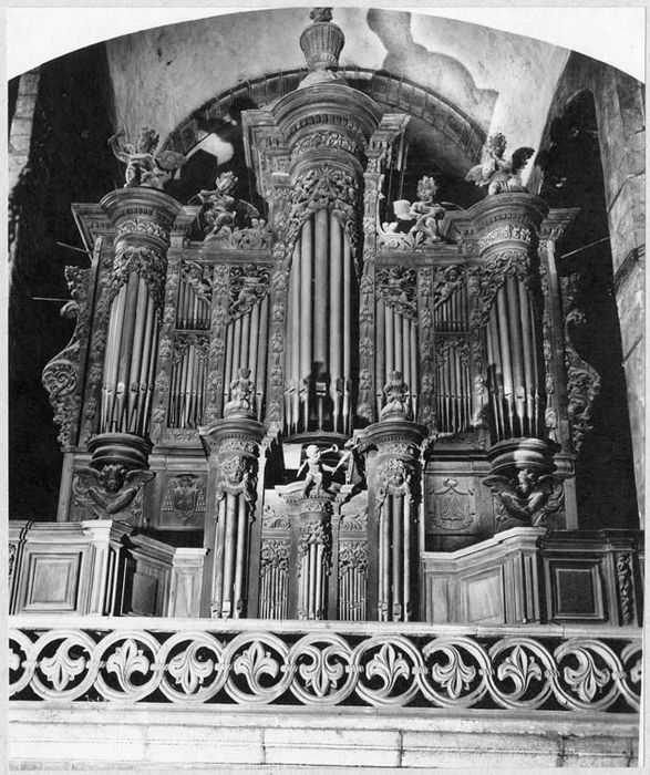 orgue de tribune : buffet, partie instrumentale