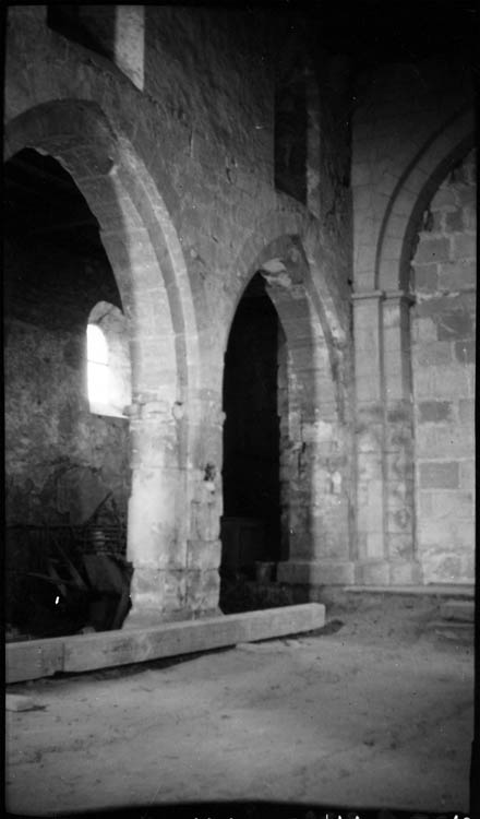 Intérieur, les grandes arcades