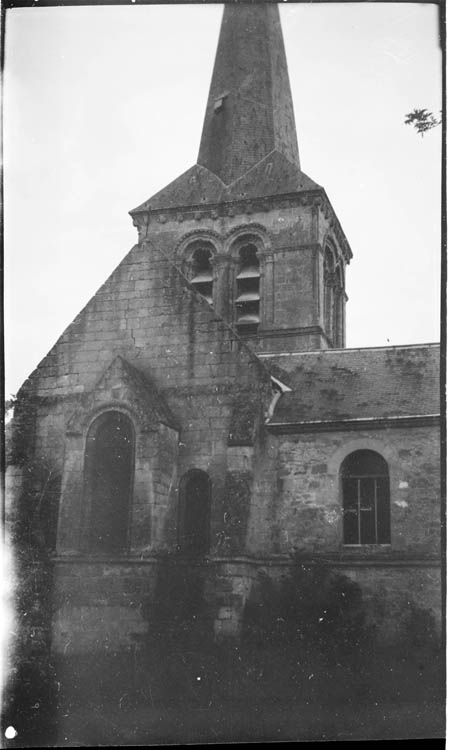 Clocher et transept